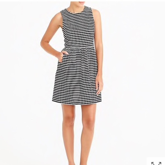 J Crew Factory petite striped daybreak dress - Picture 2 of 8